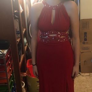 Red prom dress